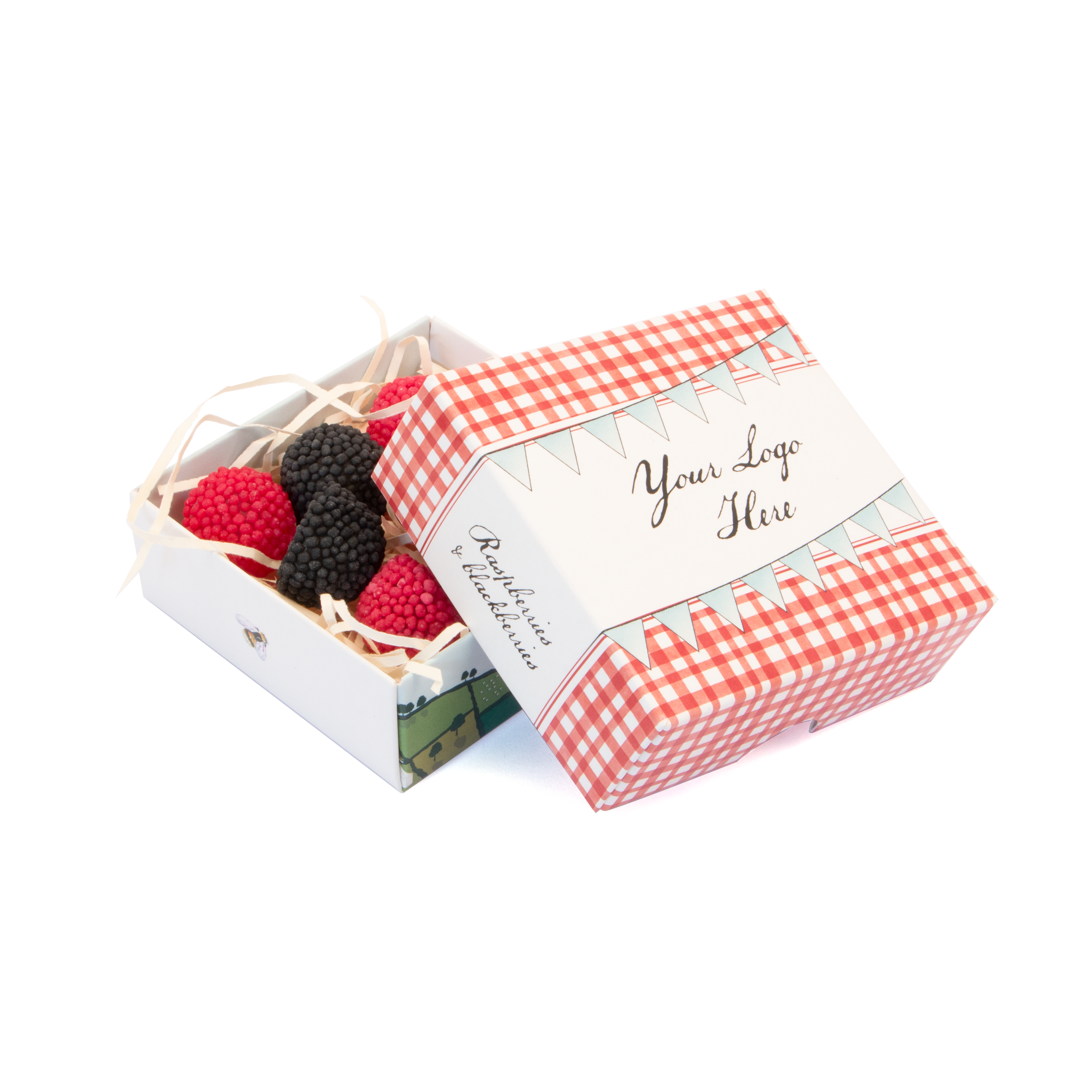 Summer Collection - Eco Treat Box - Blackberries & Raspberries