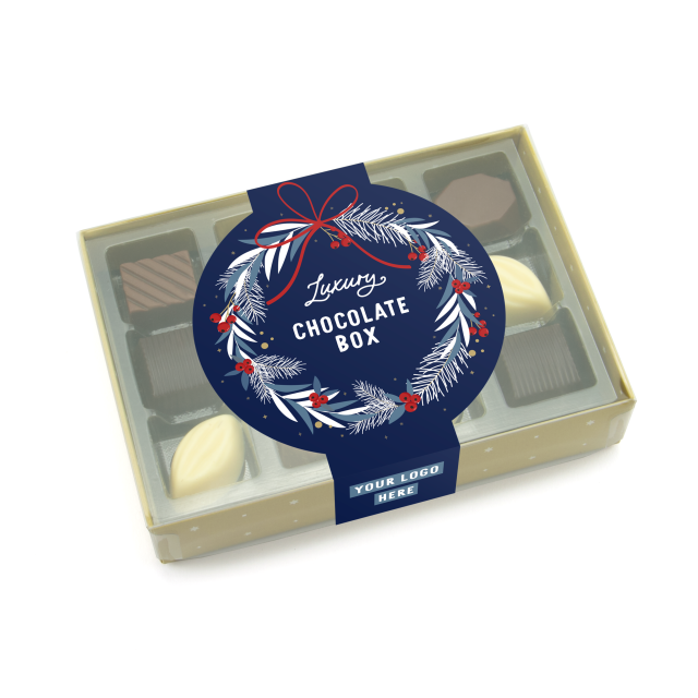 Winter Collection – Luxury 12 Choc Box – Chocolate Truffles