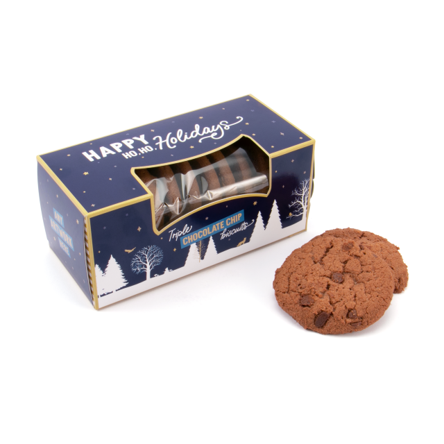 Winter Collection – Biscuit Box – Triple Chocolate Chip Biscuits