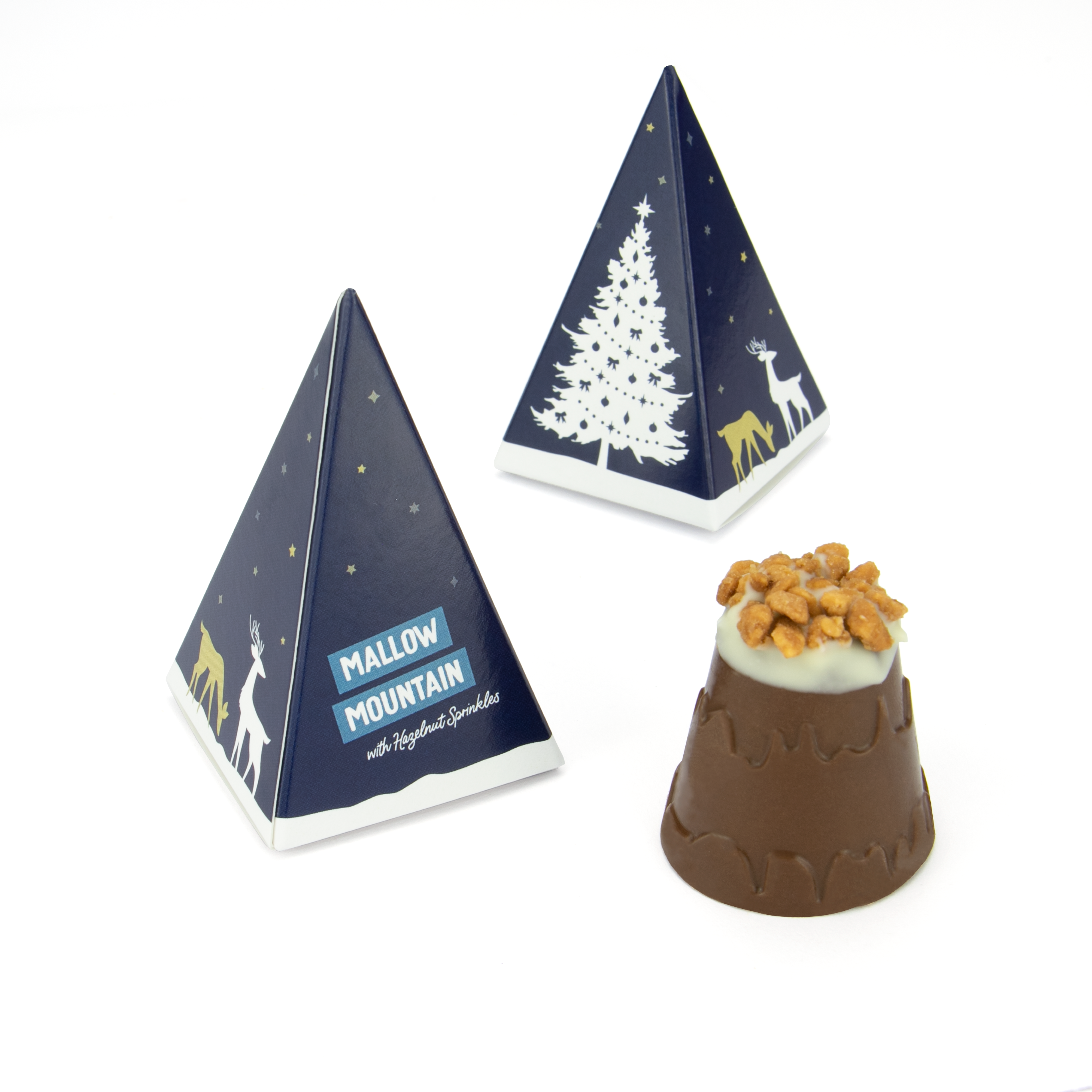 Winter Collection - Eco Pyramid Box - Mallow Mountain with Hazelnut Sprinkles*