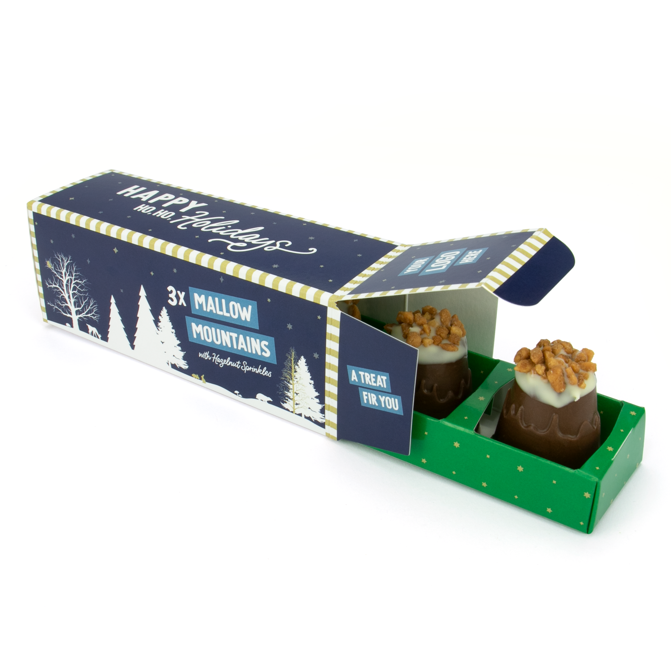 Winter Collection - Eco Sliding Box - Mallow Mountain with Hazelnut Sprinkles* - x3