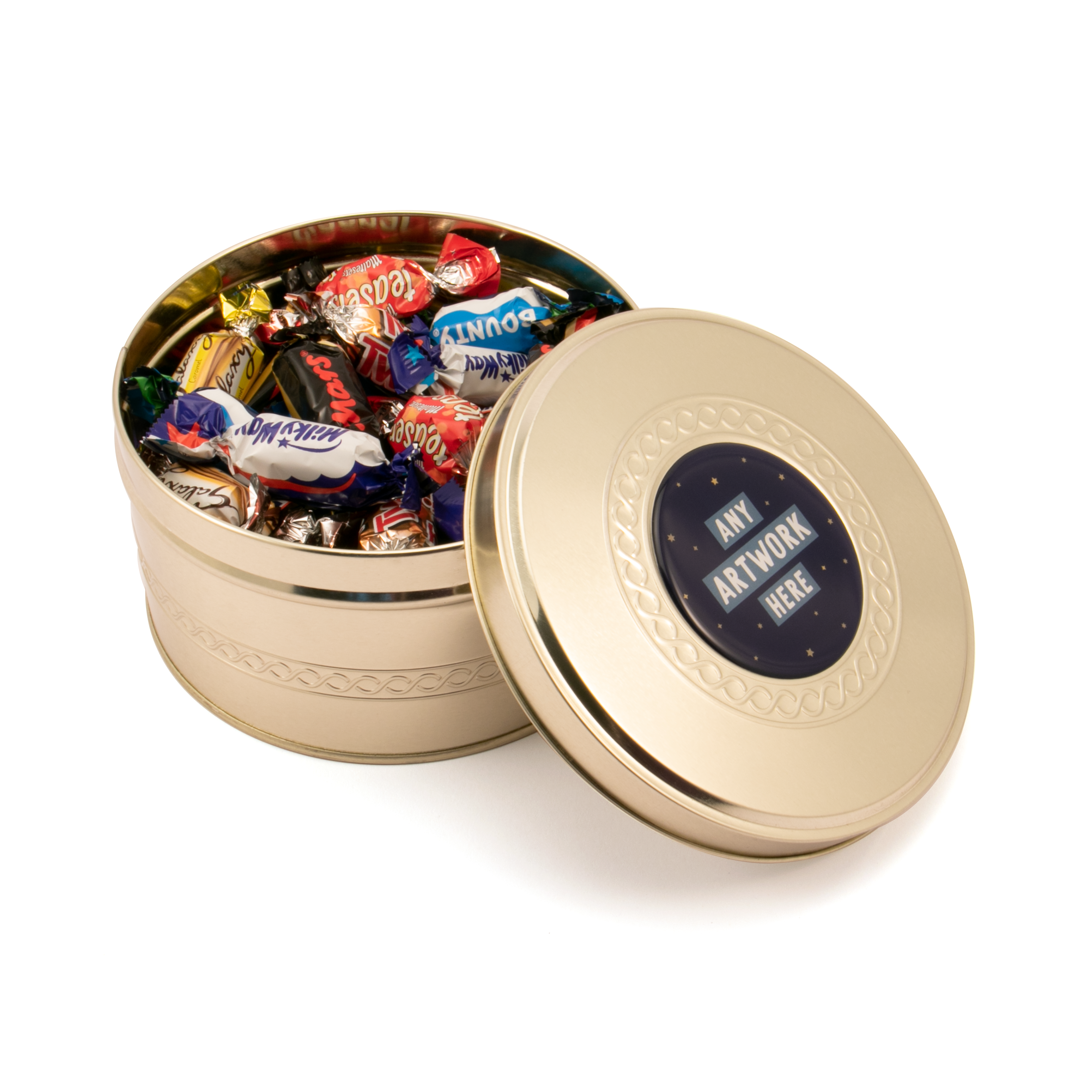Winter Collection – Gold Treat Tin - Celebrations