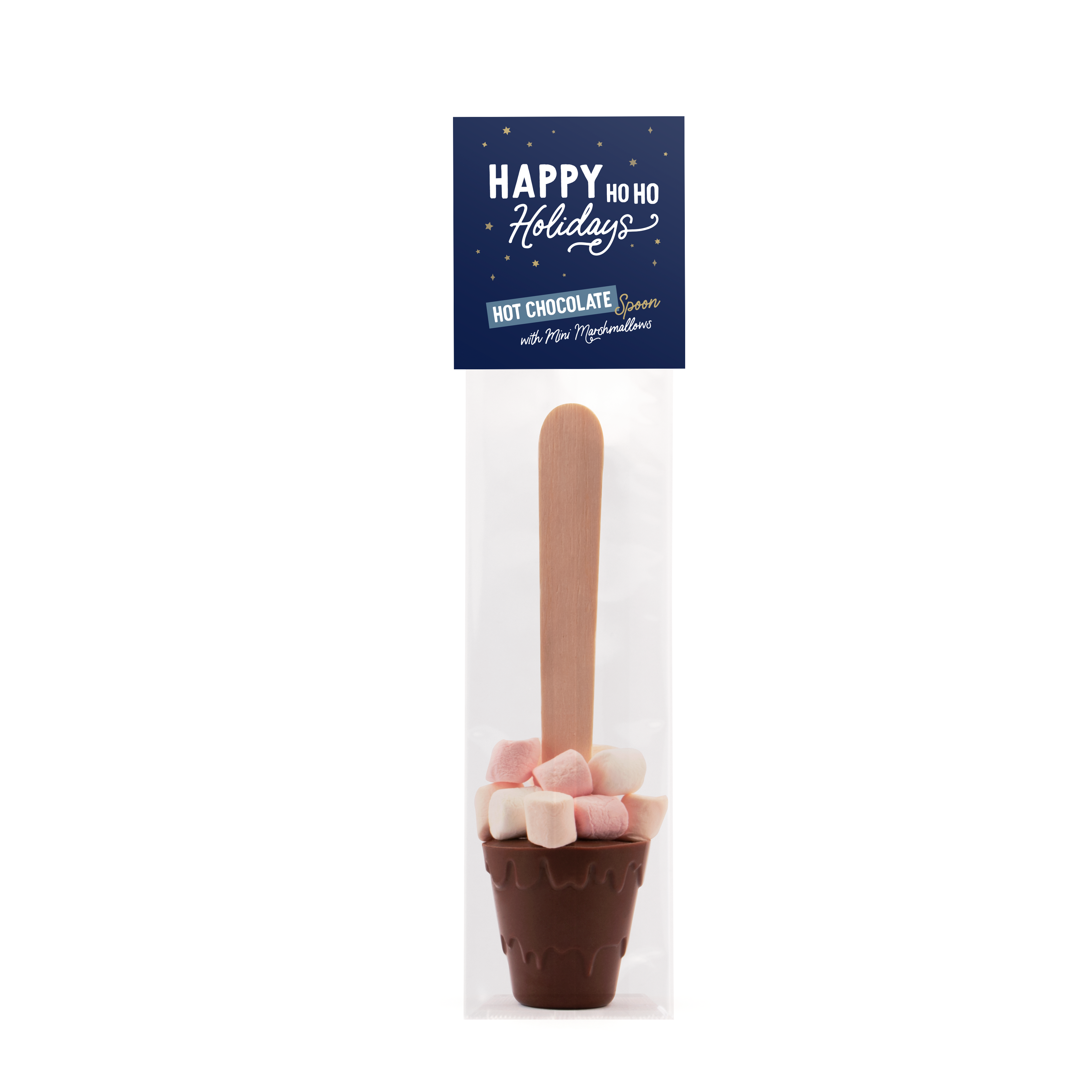 Winter Collection – Info Card - Hot Chocolate Spoon - With Marshmallows