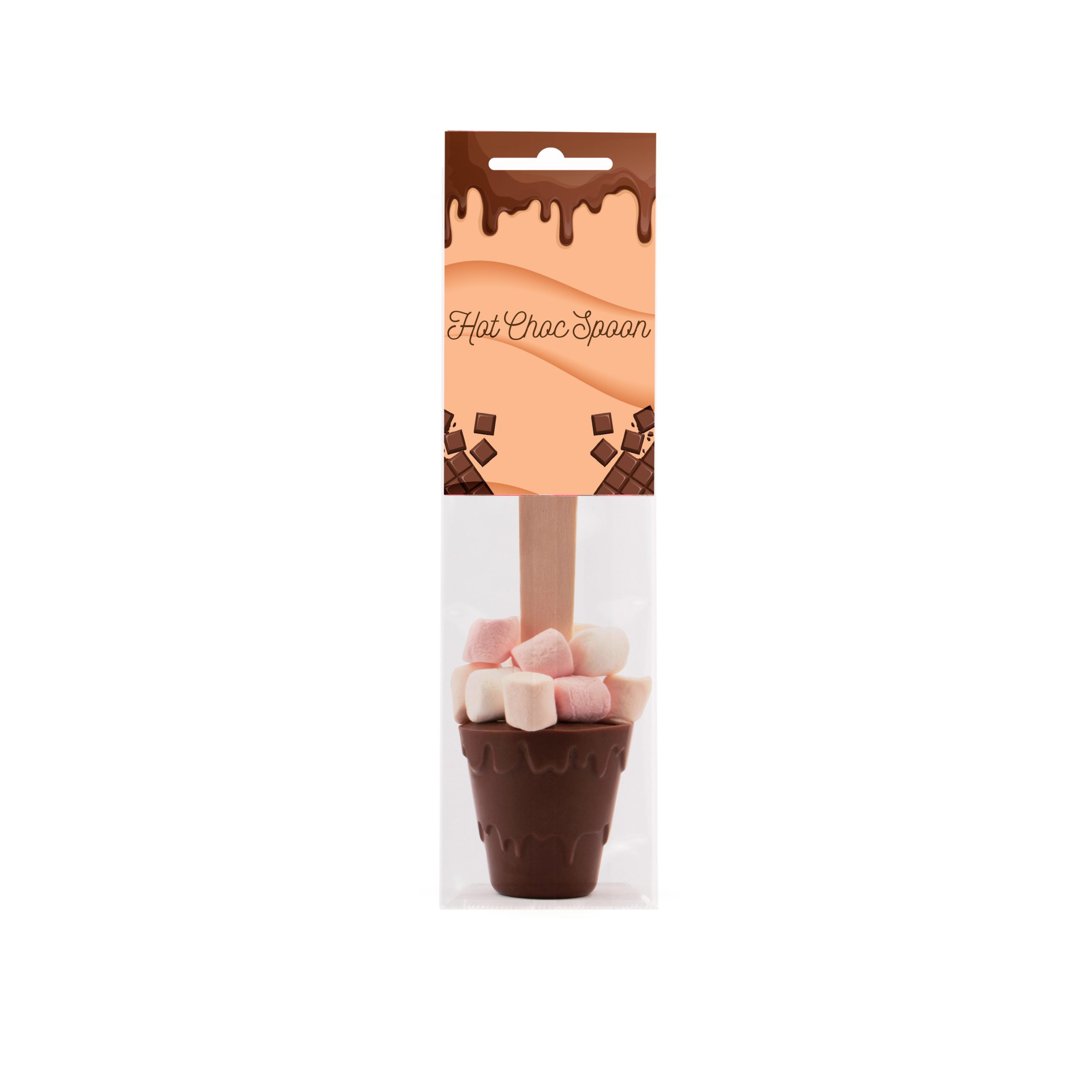 Eco Range - Info Card - Hot Chocolate Spoon - With Marshmallows