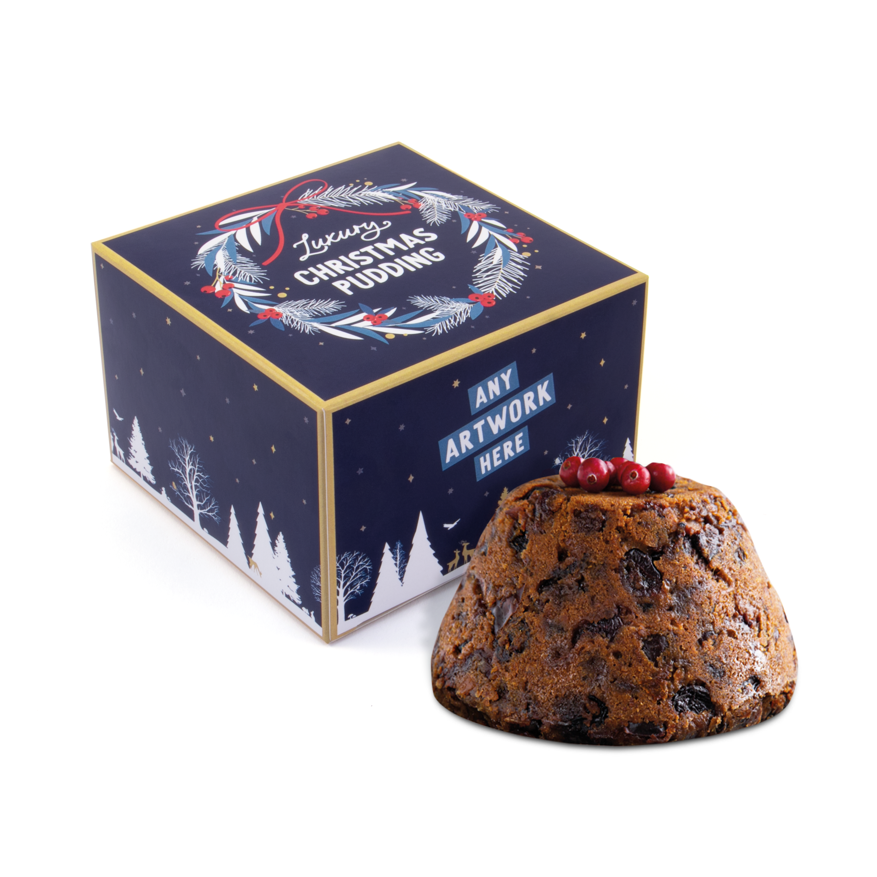 Winter Collection – Maxi Pudding Box - Maxi Christmas Pudding