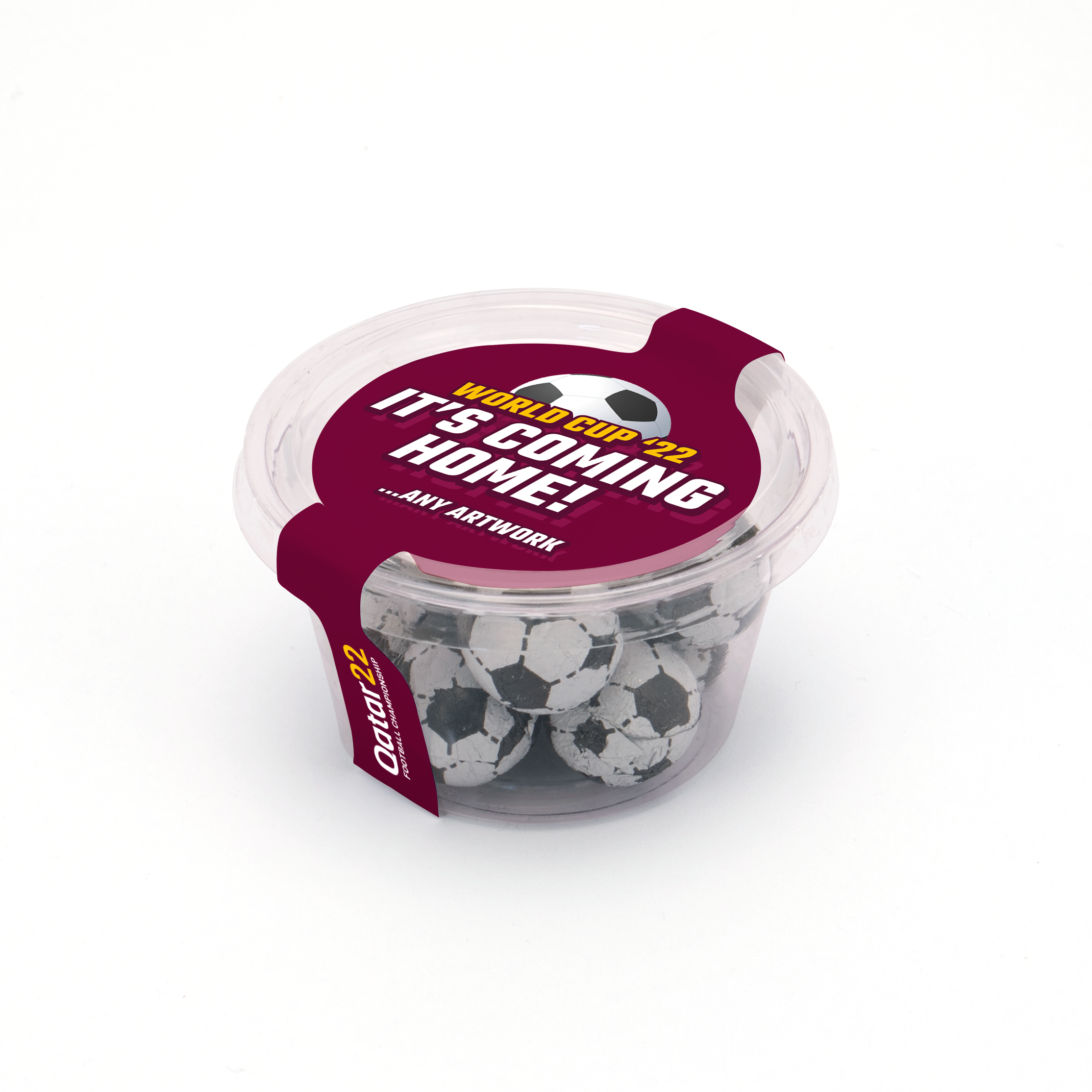 World Cup 2022 - Eco Maxi Pot - Chocolate Footballs