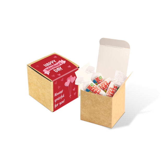 Valentines – Eco Kraft Cube – Love Hearts®