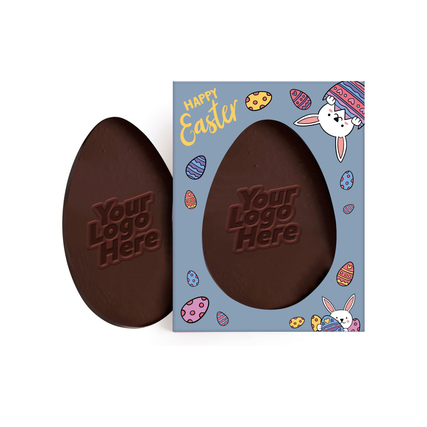 Easter - Eco Easter Window Box - Milk Chocolate - Bespoke Egg
