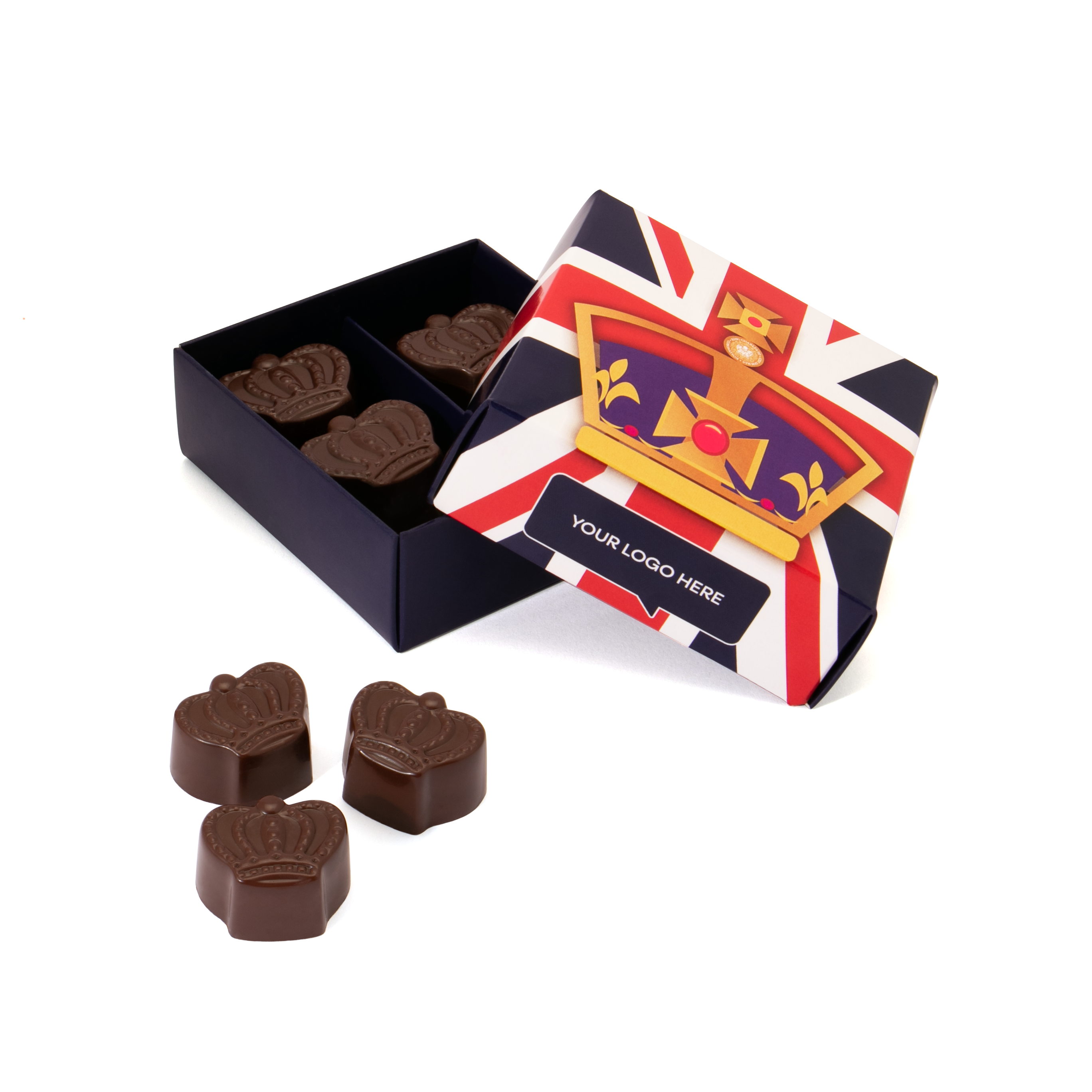 Kings Coronation - Eco Treat Box - Clementine Crowns - X6