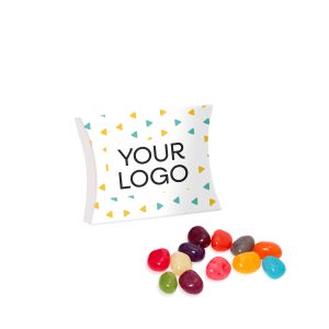 Eco Range - Eco Large Pouch Box - Jelly Bean Factory®, a branded confectionery printed with your logo (view 3)