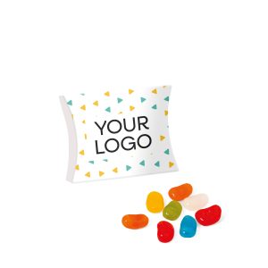 Eco Range - Eco Large Pouch Box - Jolly Beans, a branded confectionery printed with your logo (view 3)