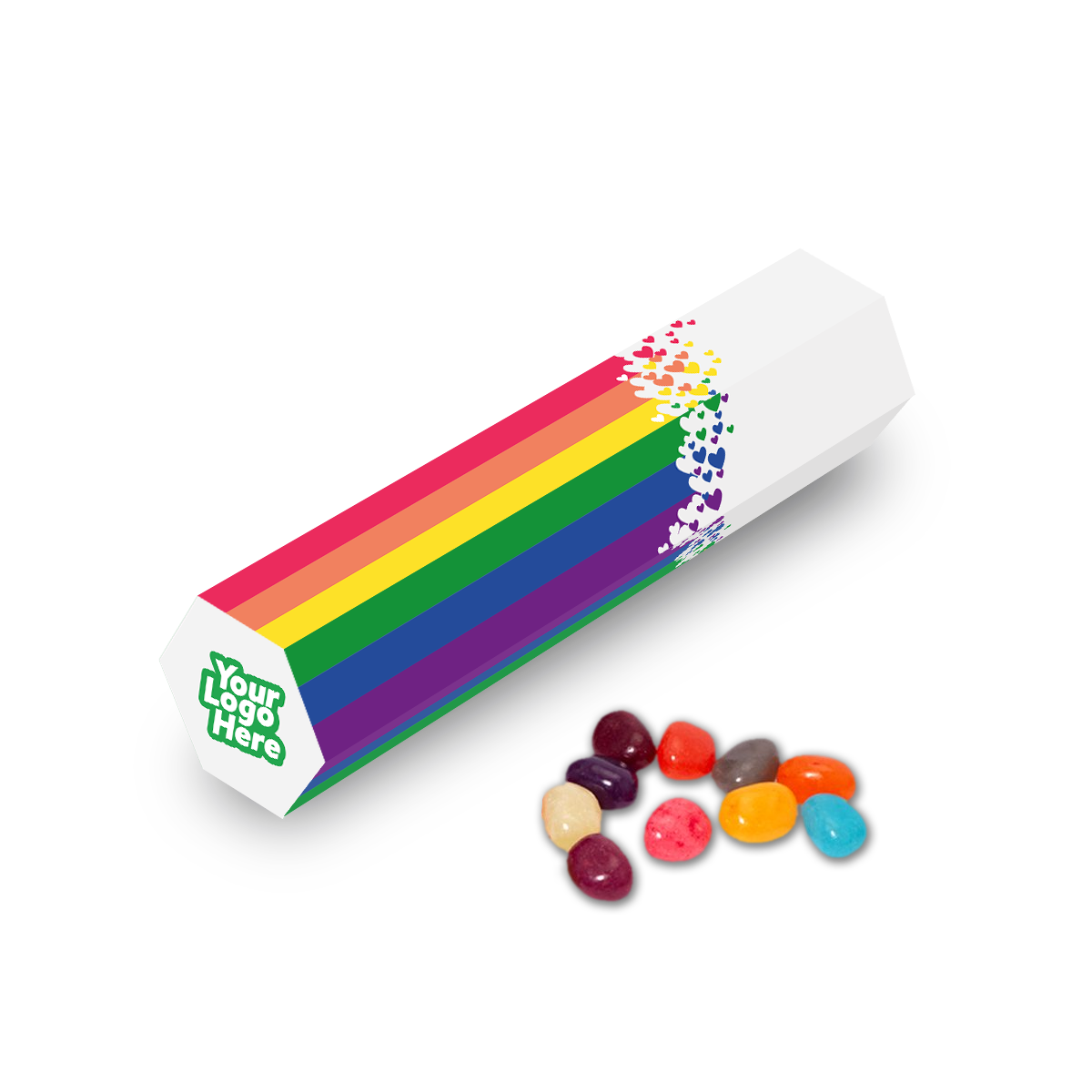 Pride - Eco Hex Tube Pride - Jelly Bean Factory®