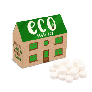 Eco Range - Eco House Box - Midi Mints, a branded confectionery printed with your logo (view 3)