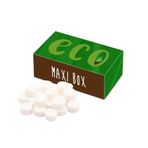 Eco Range - Eco Maxi Box - Midi Mints, a branded confectionery printed with your logo (view 3)