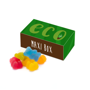 Eco Range - Eco Maxi Box - Vegan Bears, a branded confectionery printed with your logo (view 3)