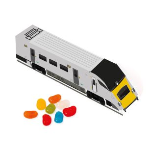 Eco Range - Eco Train Box - Jolly Beans, a branded confectionery printed with your logo (view 3)