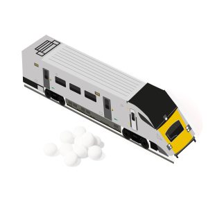Eco Range - Eco Train Box - Mint Imperials, a branded confectionery printed with your logo (view 3)