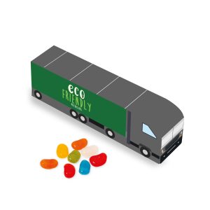 Eco Range - Eco Truck Box - Jolly Beans, a branded confectionery printed with your logo (view 3)