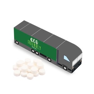Eco Range - Eco Truck Box - Midi Mints, a branded confectionery printed with your logo (view 3)