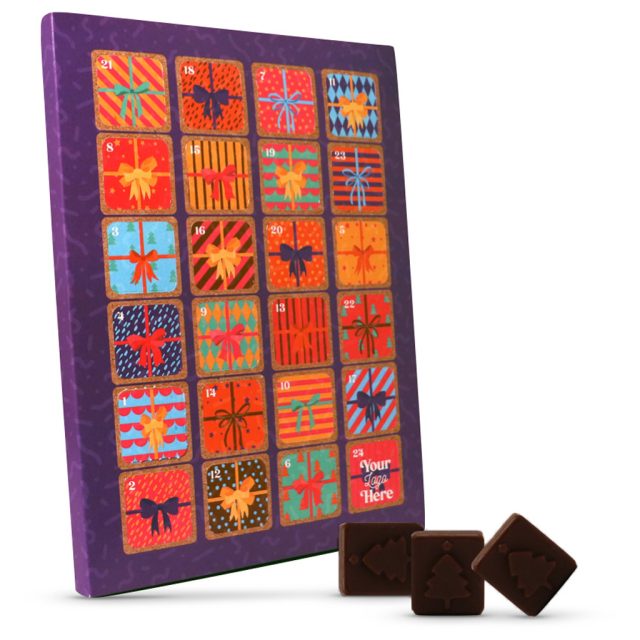 Winter Collection – A4 Advent Calendar – Vegan Dark Chocolate – 71% Cocoa