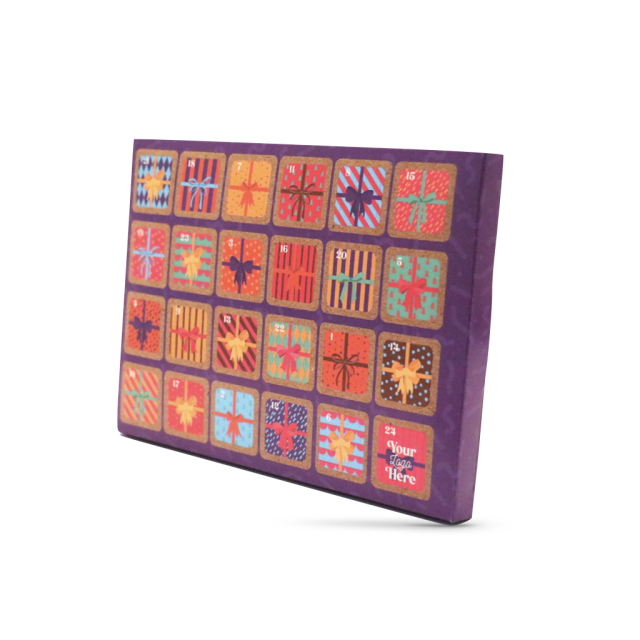 Winter Collection – A5 Advent Calendar – Vegan Dark Chocolate – 71% Cocoa