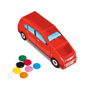 Eco Range - Eco Car Box - Beanies, a branded confectionery printed with your logo (view 3)