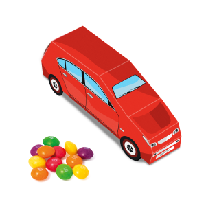 Eco Range - Eco Car Box - Skittles®, a branded confectionery printed with your logo (view 3)