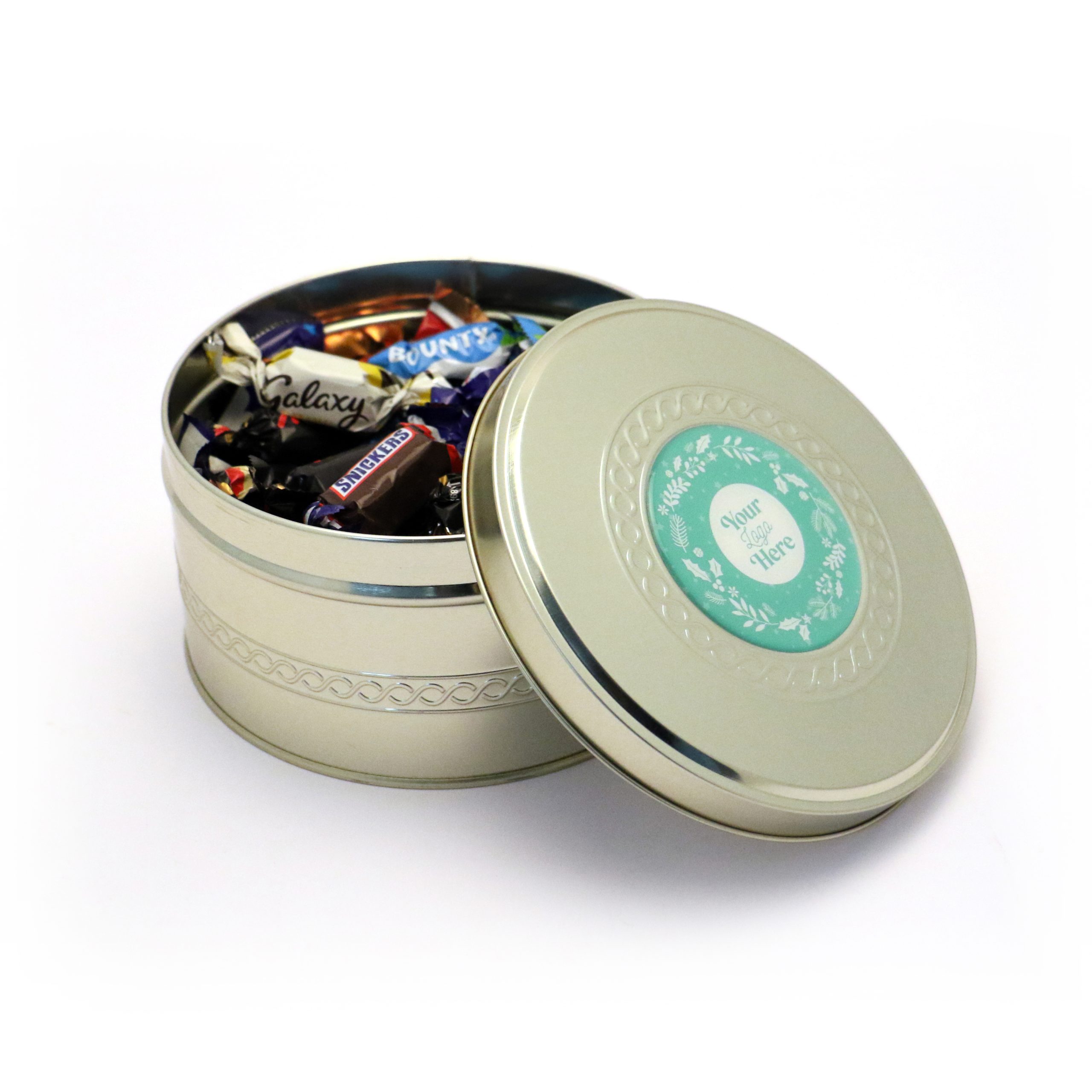 Winter Collection - Gold Treat Tin - Celebrations