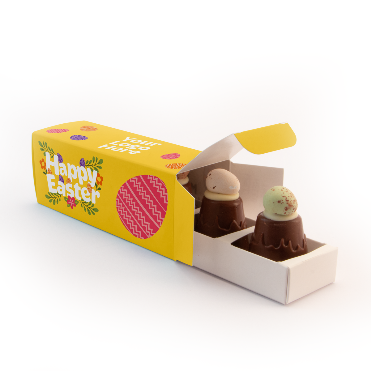 Easter Eco Sliding Box With Mallow Mountain with Speckled Egg