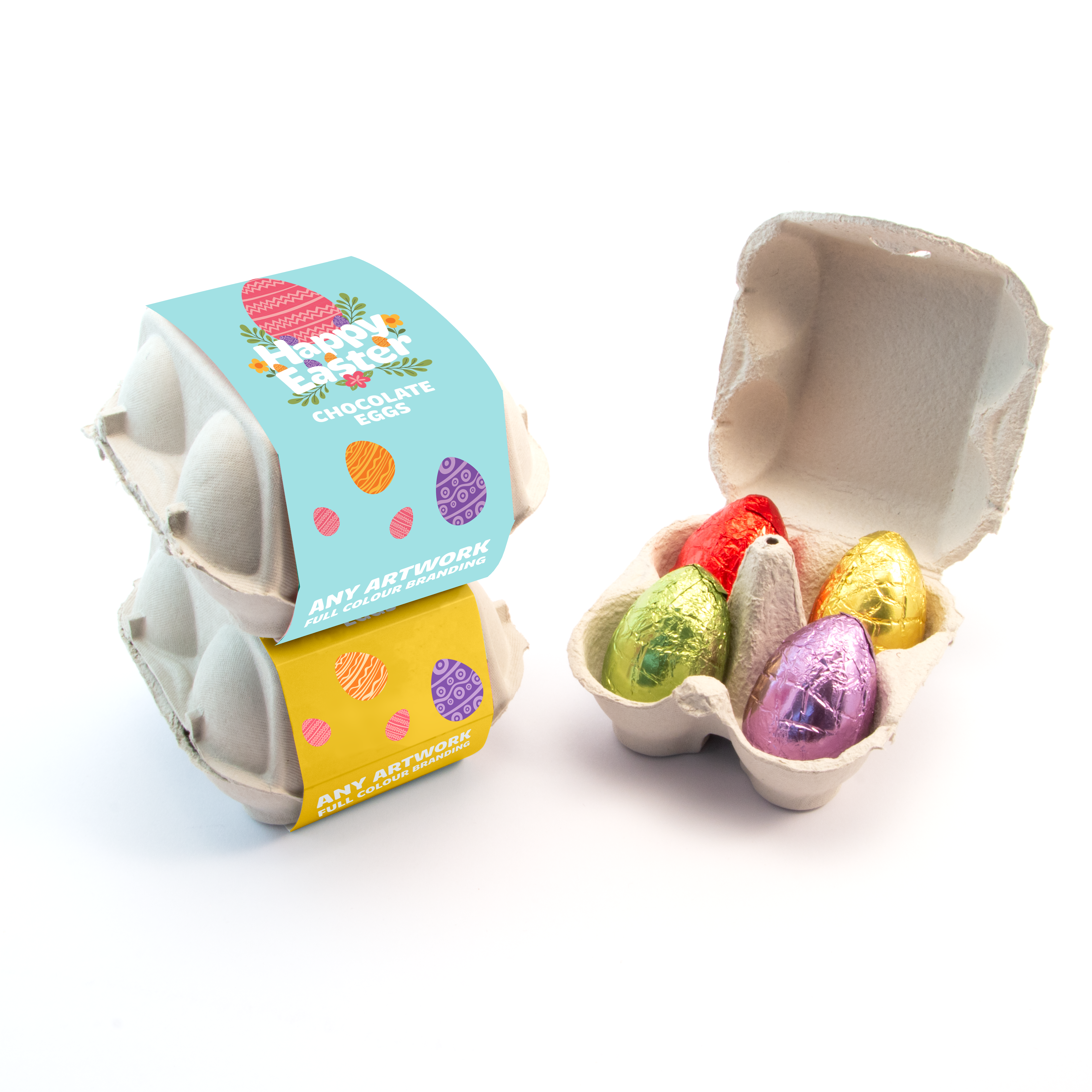 Easter Egg Box With Hollow Chocolate Eggs