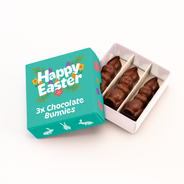 Easter – Eco Treat Box – Chocolate Bunnies