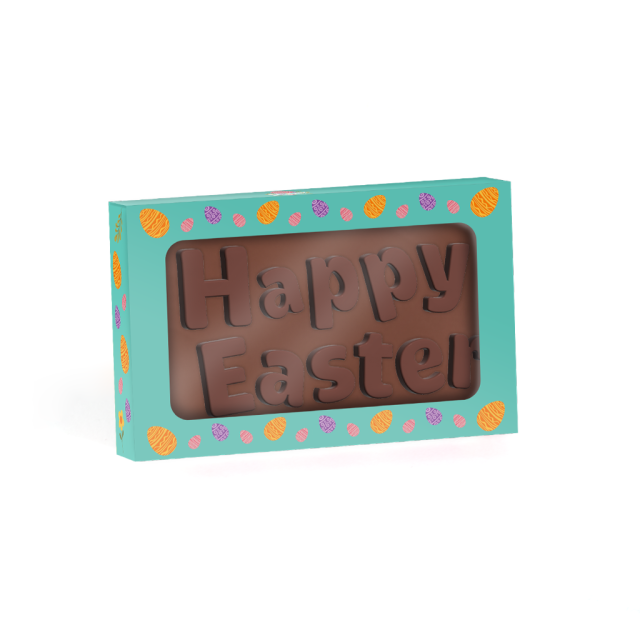 Easter – Eco Window Box – Milk Chocolate – Happy Easter