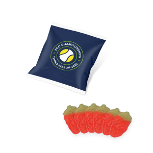 Tennis Season - Flow Bag - Giant Strawberries, a branded snacks printed with your logo (view 3)