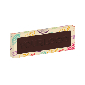 Eco Window Box - 12 Baton Bar - Vegan Dark Chocolate - 3D Branding, a branded confectionery printed with your logo (view 3)