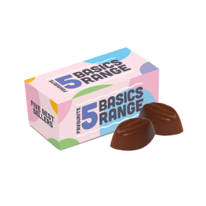 Basics Range - Two Choc Box - 2x Chocolate Truffles, a branded confectionery printed with your logo (view 3)