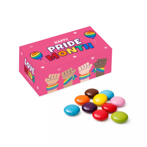 Pride 2026 - Eco Midi Box - Beanies, a branded confectionery printed with your logo (view 3)