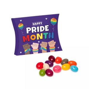 Pride 2026 - Eco Large Pouch Box - Jelly Bean Factory®, a branded confectionery printed with your logo (view 3)