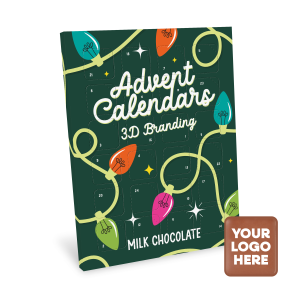 Advent Calendars - Maxi Advent Calendar - Milk Chocolate³ - - 3D Branding, a branded confectionery printed with your logo (view 3)