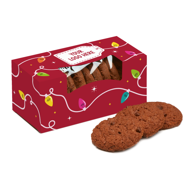 Winter Collection – Eco Biscuit Box – Belgian Chocolate Cookies