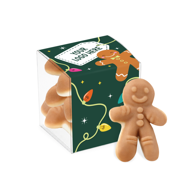 Winter Collection – Clear Cube – Gingerbread Men